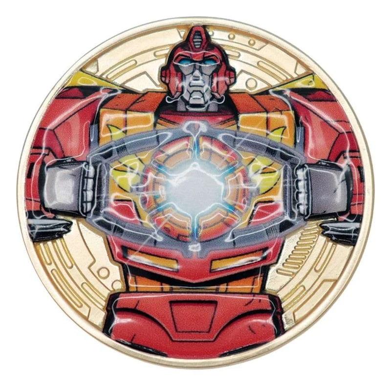 Transformers samlarmynt The Movie 40th Anniversary Limited Edition 24K guldpläterat