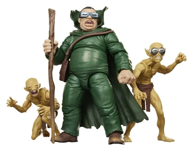 Fantastic Four Marvel Legends actionfigur 3-pack Marvel's Mole Man & Moloids 15 cm