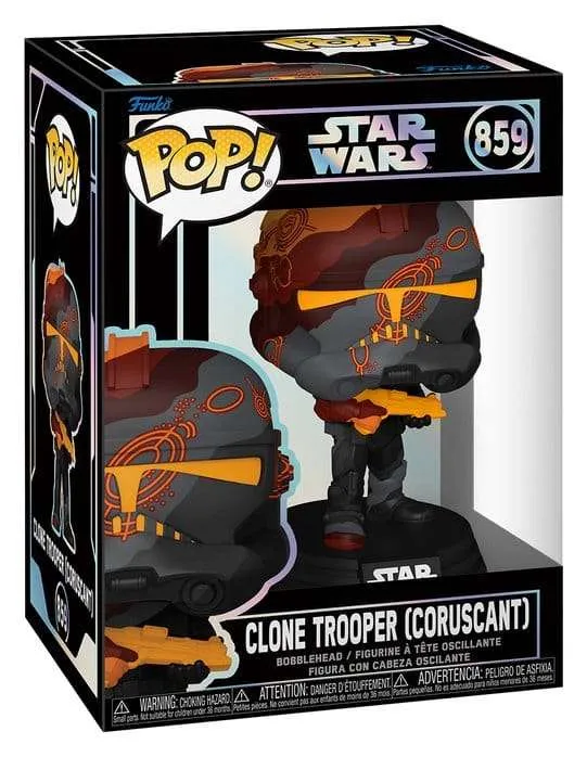 Star Wars POP! Vinyl Bobblehead Figur Clone Trooper (Coruscant) 9 cm