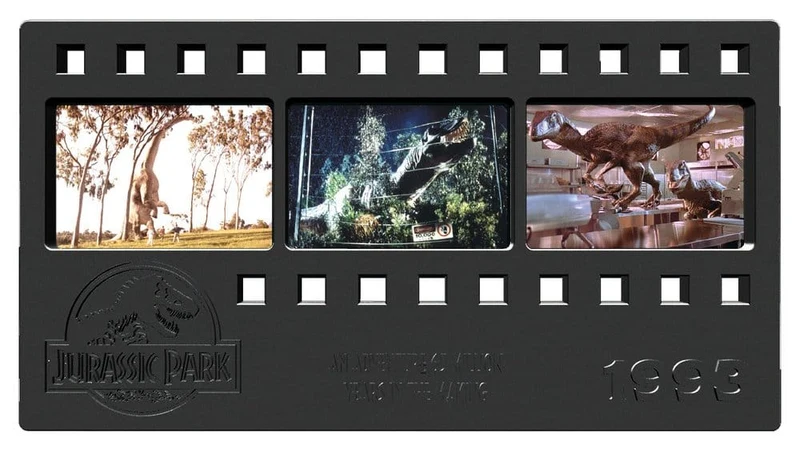 Jurassic Park Metallfilmremsa Insamlingsföremål 12 cm