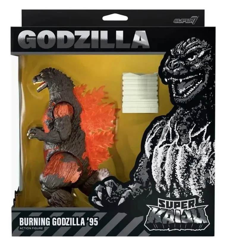 Godzilla Toho Super Kaiju Actionfigur Våg 02 Brinnande Godzilla 1995