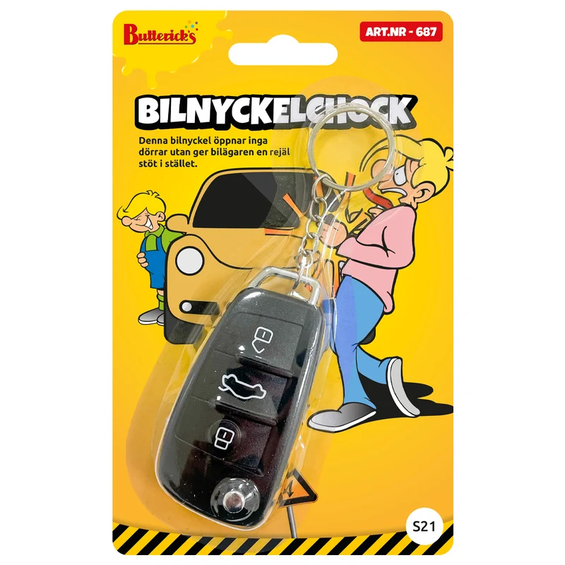 Bilnyckel, Chock