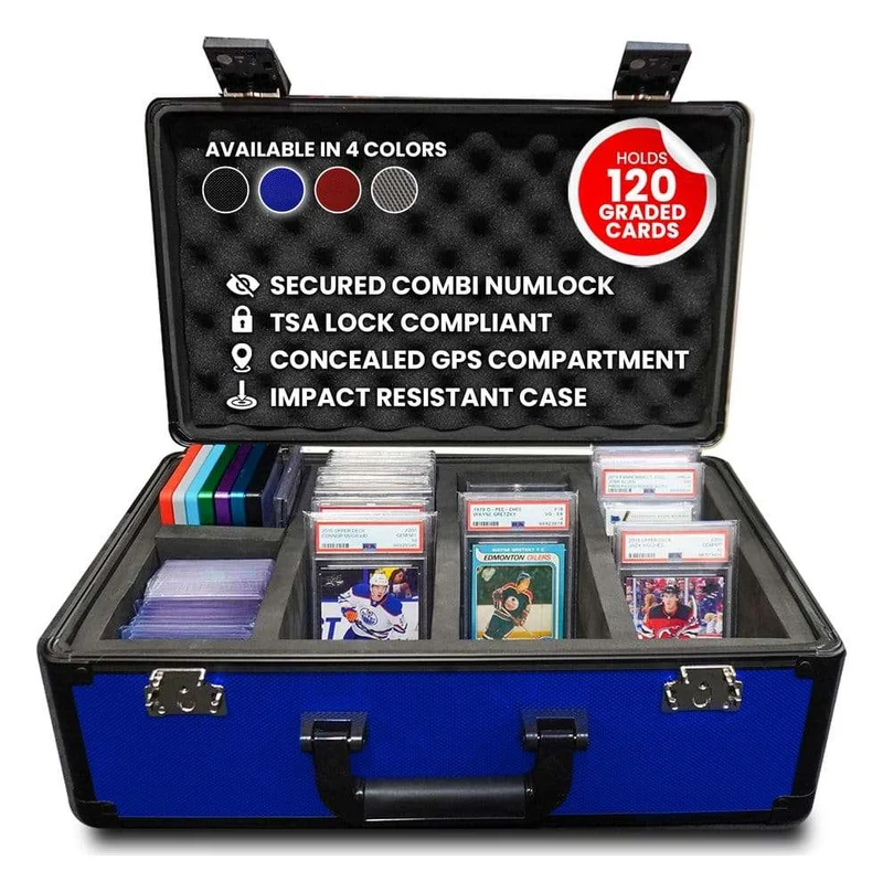 Evoretro Trading Card Storage Box för 120 kort XL Blå
