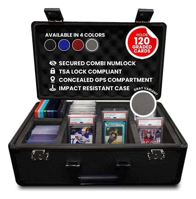 Evoretro Trading Card Storage Box för 120 kort XL Grå