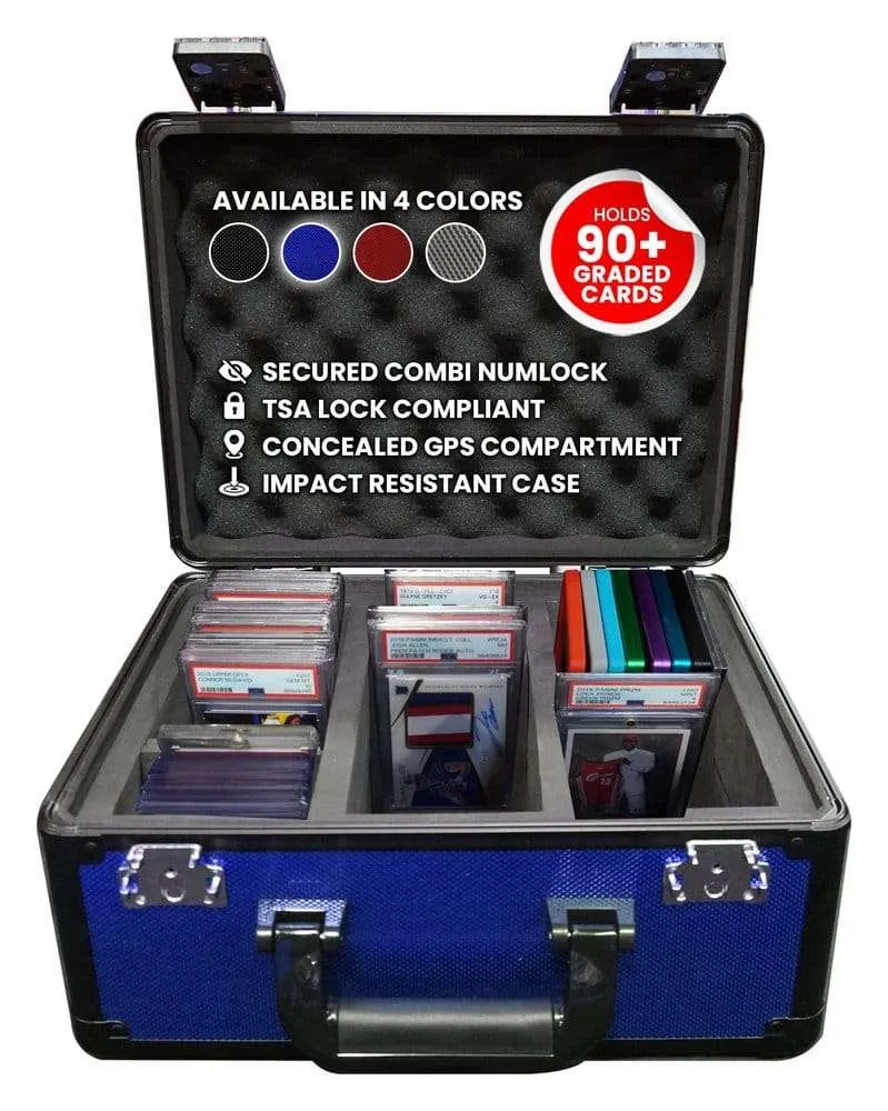 Evoretro samlarbox för trading cards för 90 kort X Blue