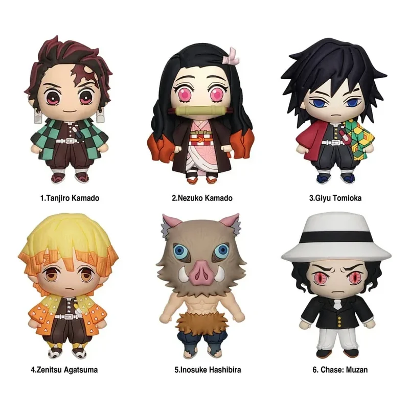 Demon Slayer: Kimetsu no Yaiba 3D Magnets Series 1 - Display (12)