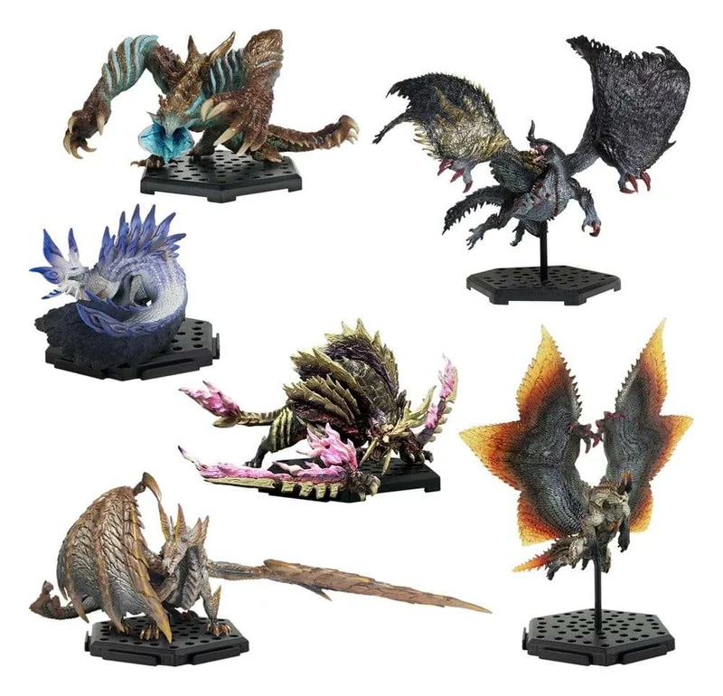 Monster Hunter Capcom Figure Builder Standard Model Plus mini figures blind box sortiment (6)