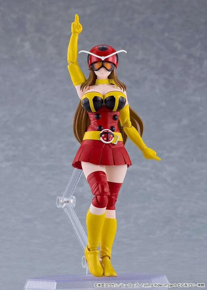 Tojima Wants to Be a Kamen Rider Figma Action Figure Yuriko Okada (Electro-Wave Human Tackle Ver.) 14 cm