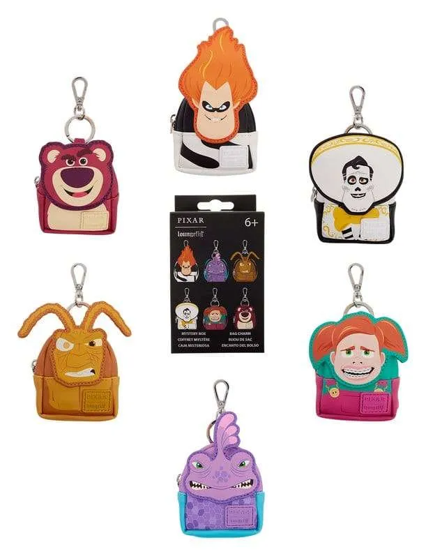 Disney Pixar Rivals by Loungefly Bag Charm Mystery Box Display (15)