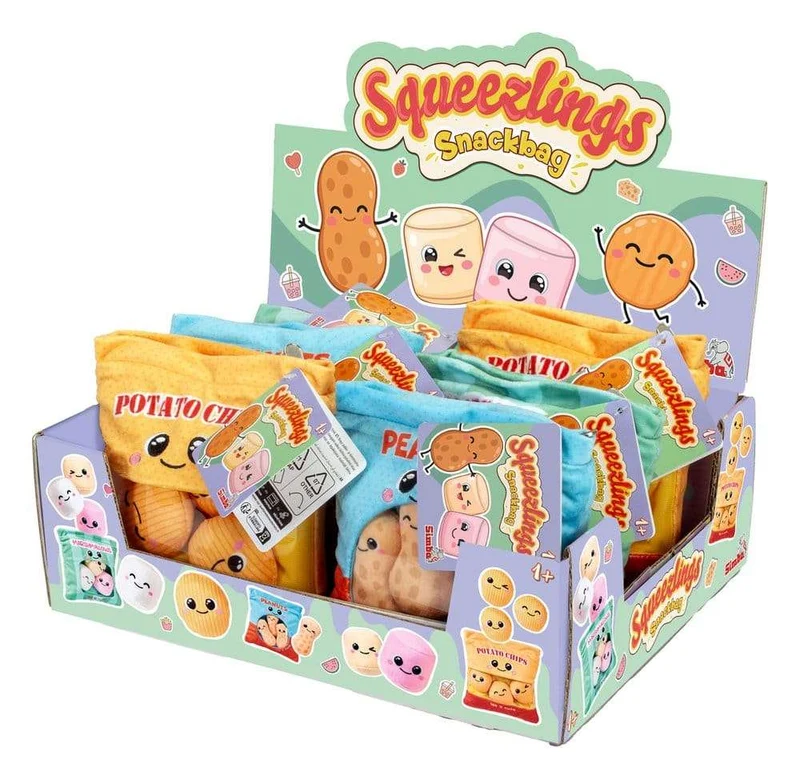 Squeezlings gosedjursfigur Snackbag 3-pack display (6)