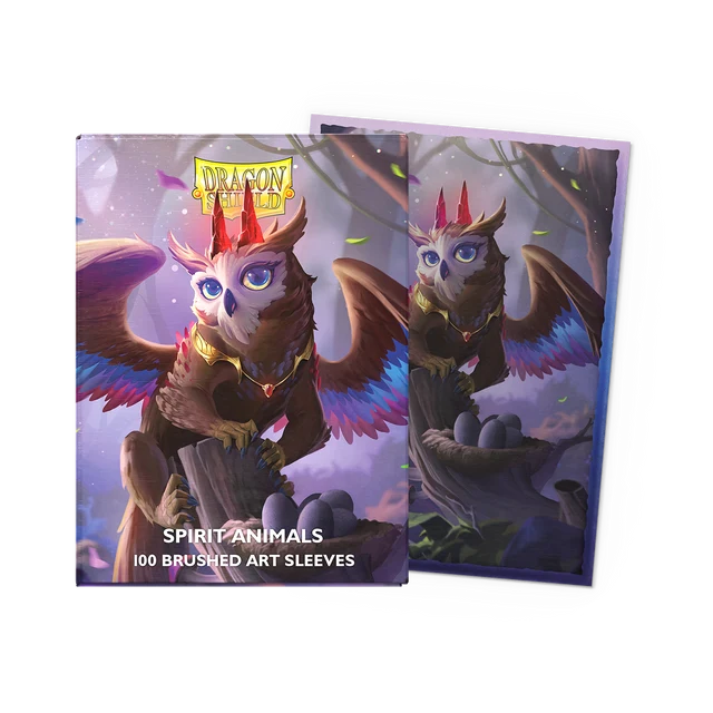 Dragon Shield - 100 Sleeves - Brushed Art - The Dragowlis