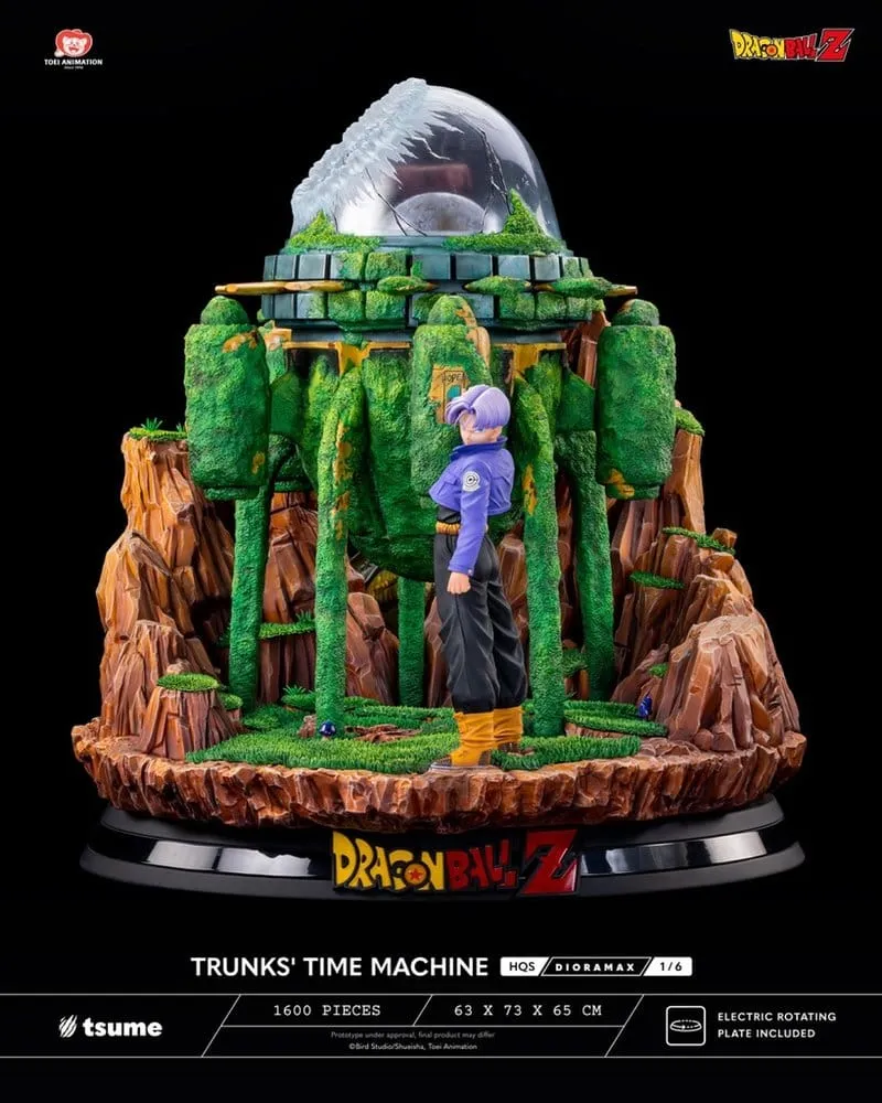 Dragon Ball Z HQS Dioramax Figur 1/6 Trunks' Time Machine