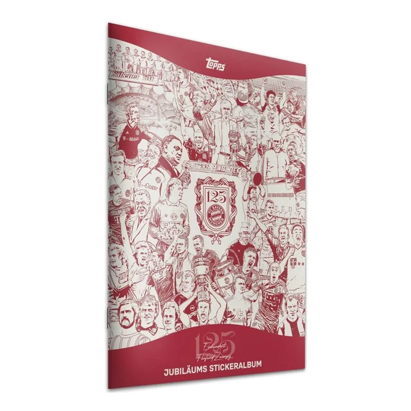 125 Jahre FC Bayern München Sticker Collection Album *tysk version*