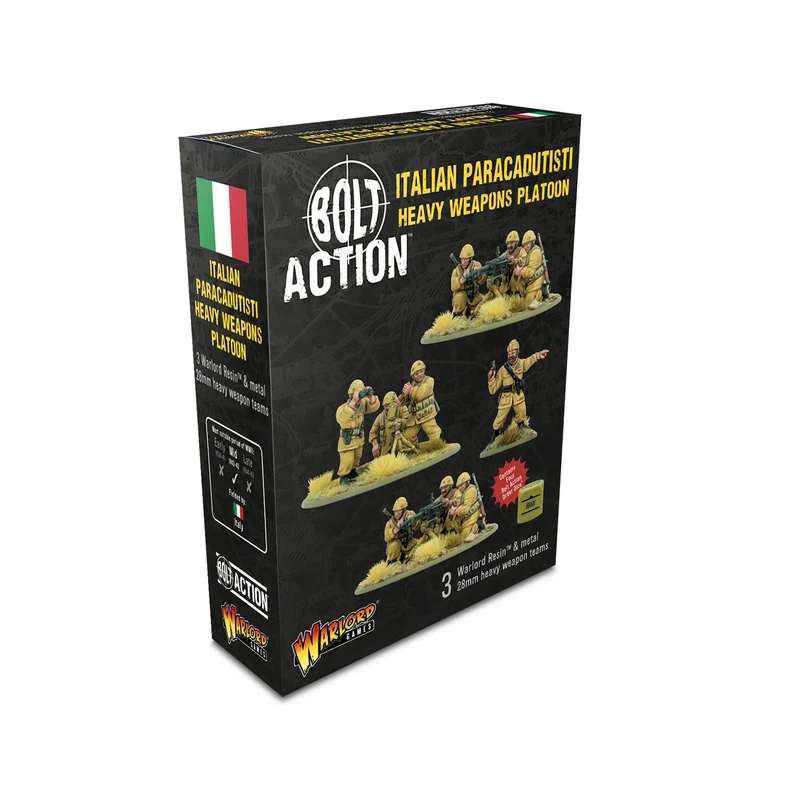 Bolt Action - Italy - Paracadutisti Heavy Weapons Platoon