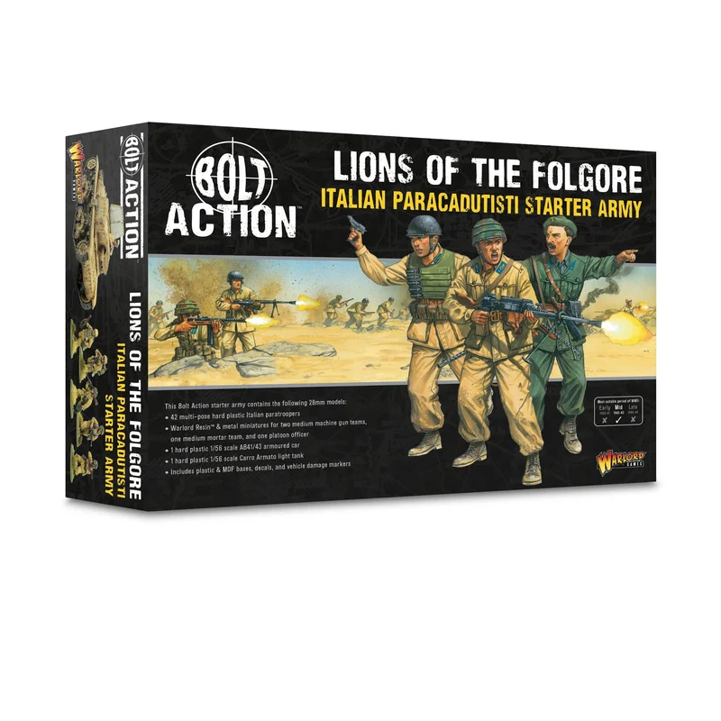 Bolt Action - Starter Army - Italy: Lions of the Folgori