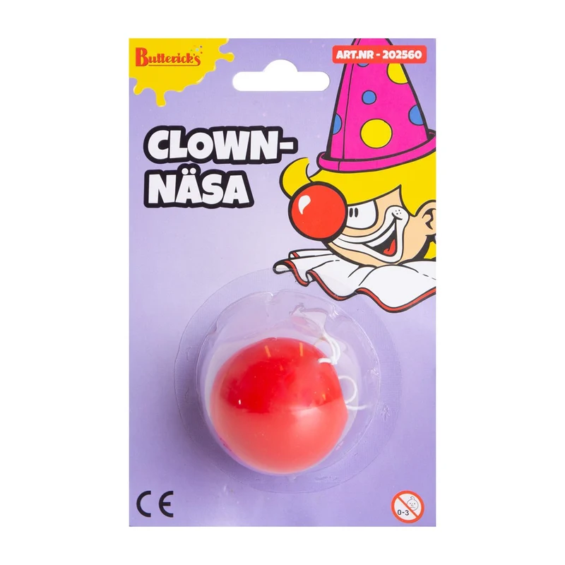 Clownnäsa, plast
