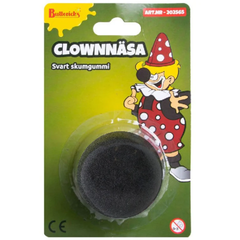 Clownnäsa, skumgummi svart
