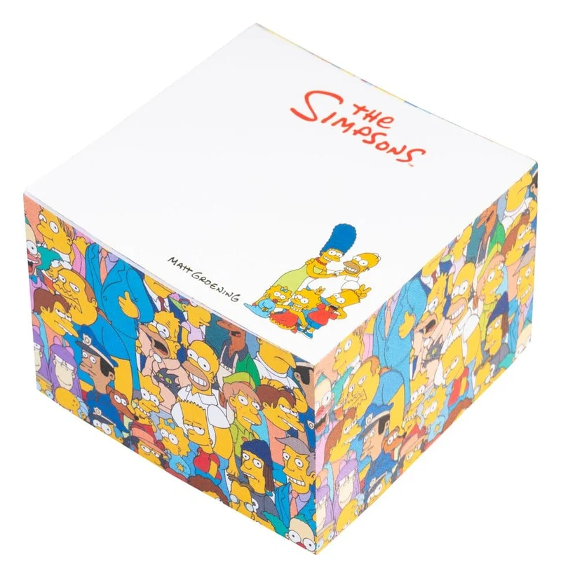 The Simpsons memoblock 8 x 8 cm