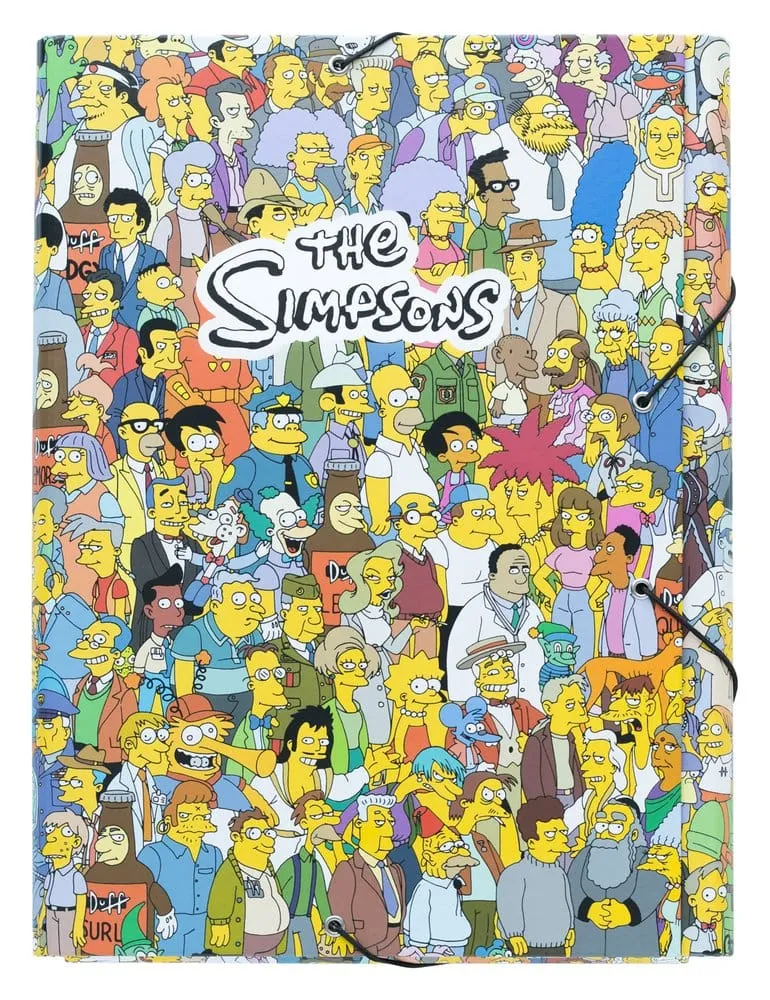 The Simpsons elastisk mapp 34 x 26 cm