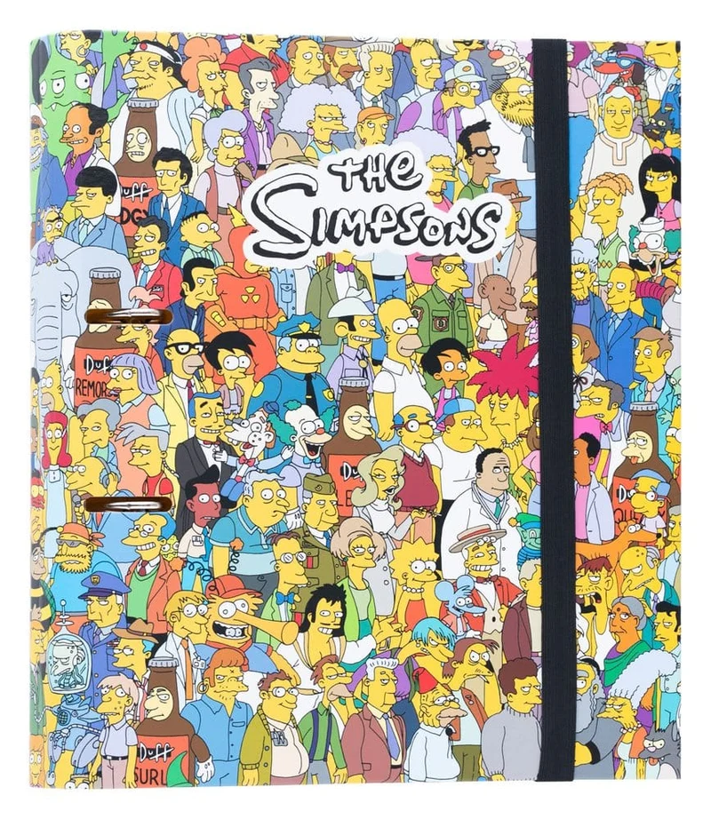 The Simpsons pärm med 2 ringar 32 x 28 cm