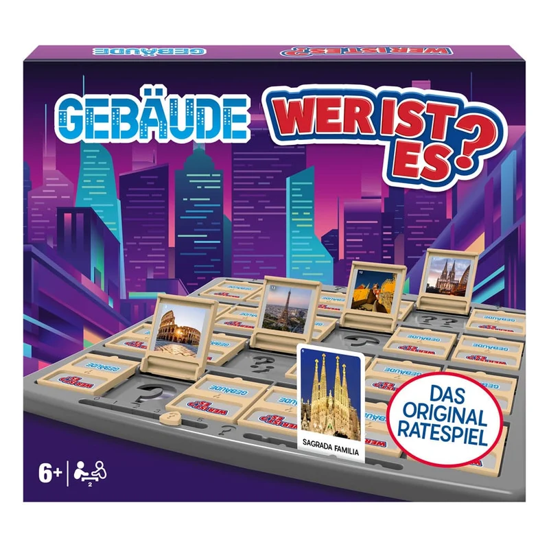 Brädspel Guess Who Berühmte Gebäude *Tysk version*