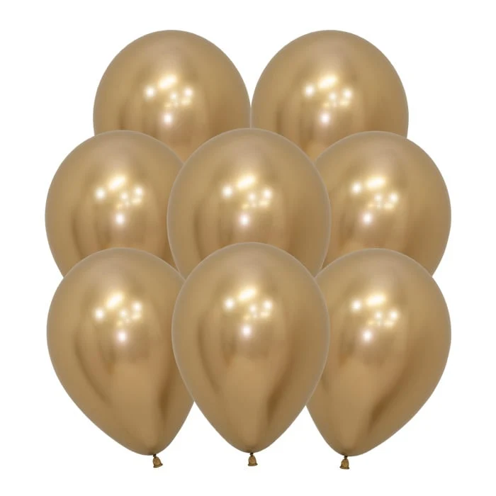 Ballonger, reflex guld 10 st