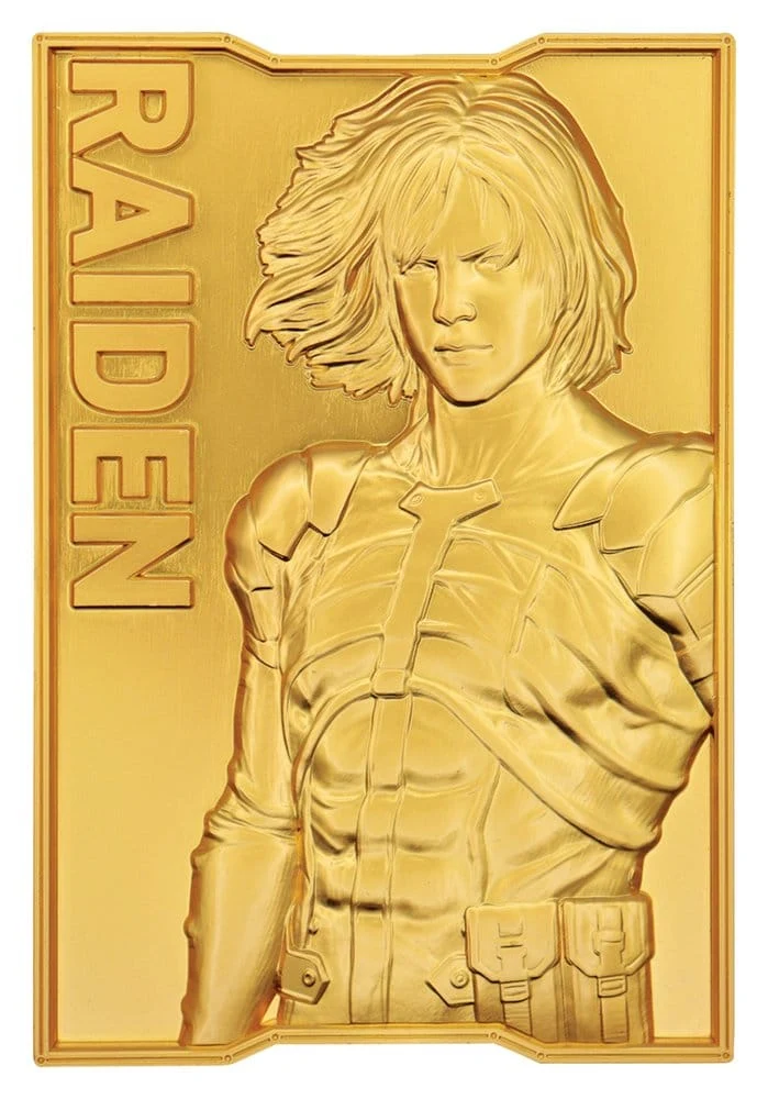Metal Gear Solid 2 Ingot Raiden 24k guldbelagd Limited Edition