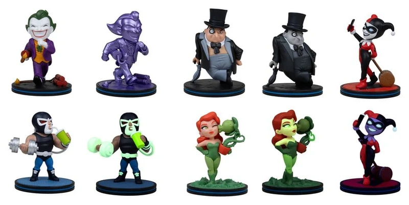 DC Comics QMx Q-Fig minifigurer sortiment (10)