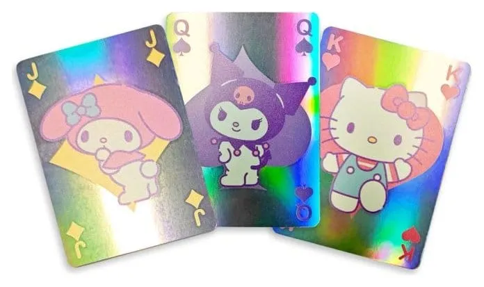 Sanrio Spelkort Hello Kitty & Friends Cupcake Fransk Kortlek Holografisk