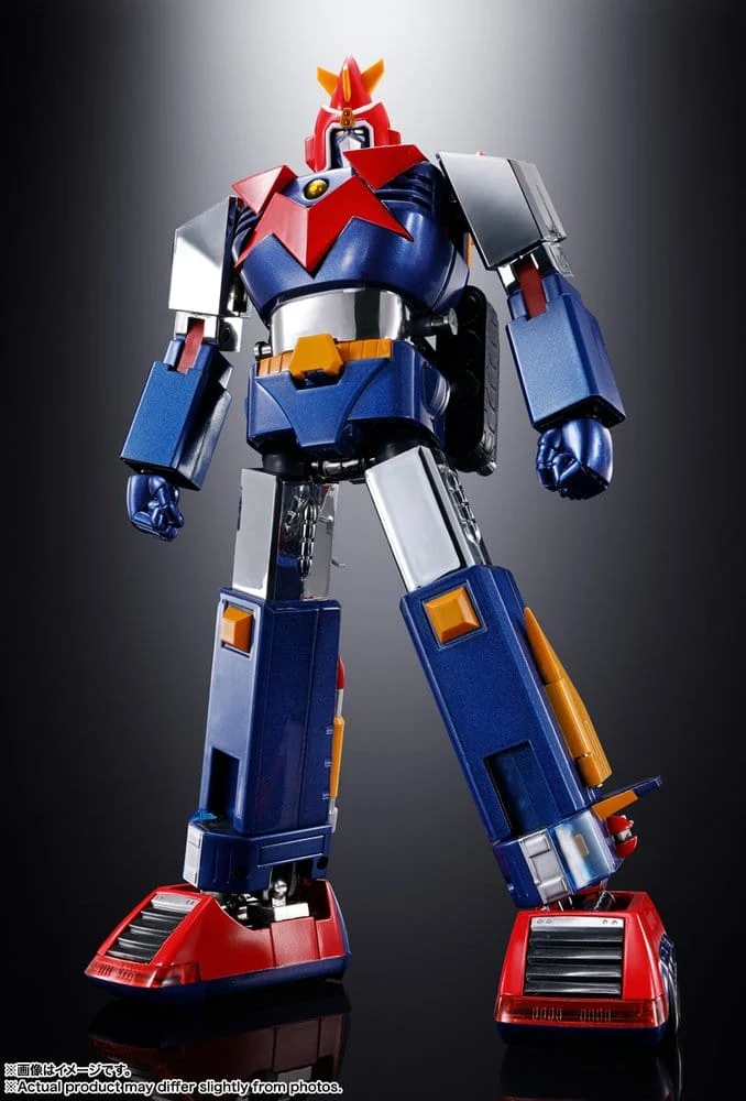 Super Electromagnetic Machine Voltes V Soul of Chogokin Diecast-actionfigur GX-31SP Chodenji Machine Voltes V Chogokin 50th Ver. 25 cm