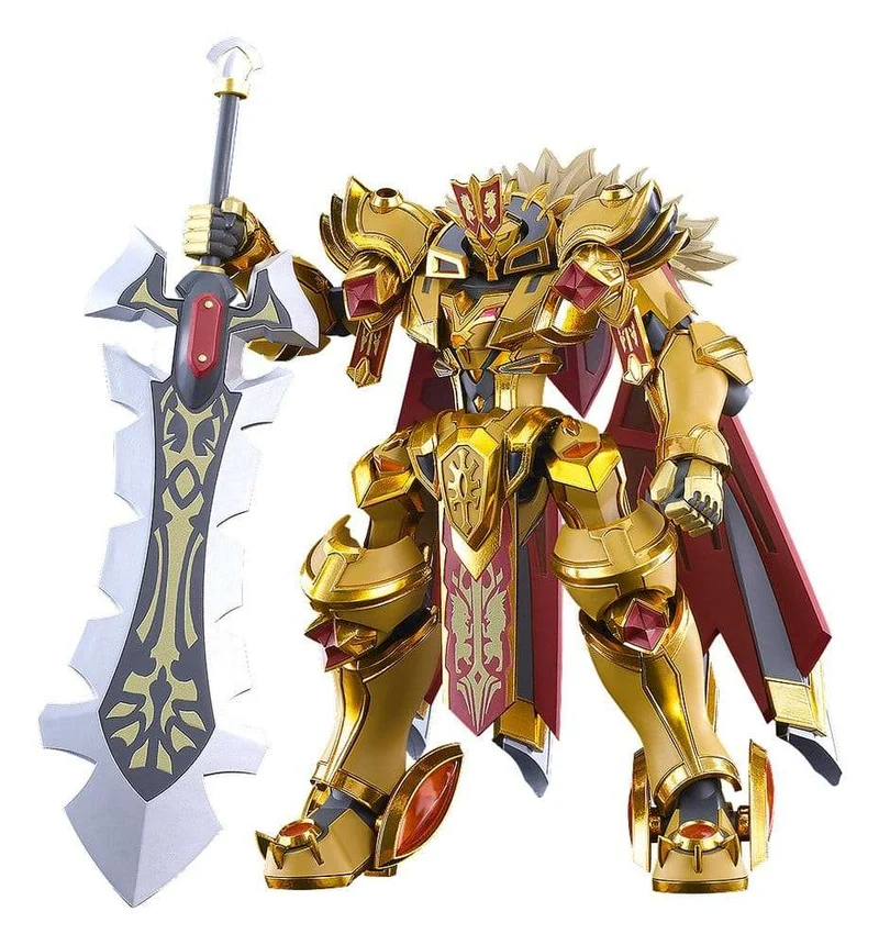 Knight's & Magic MODEROID plastmodellbyggsats Goldleo: Royal Metallic Ver. 14 cm