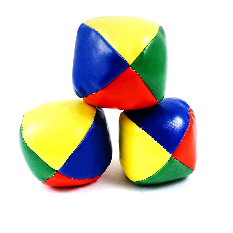 Jonglerbollar, 3-pack 6 cm