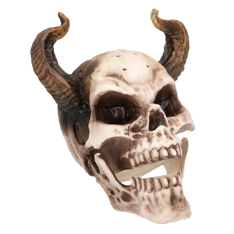 Dödskalle, devil 20x18x19 cm