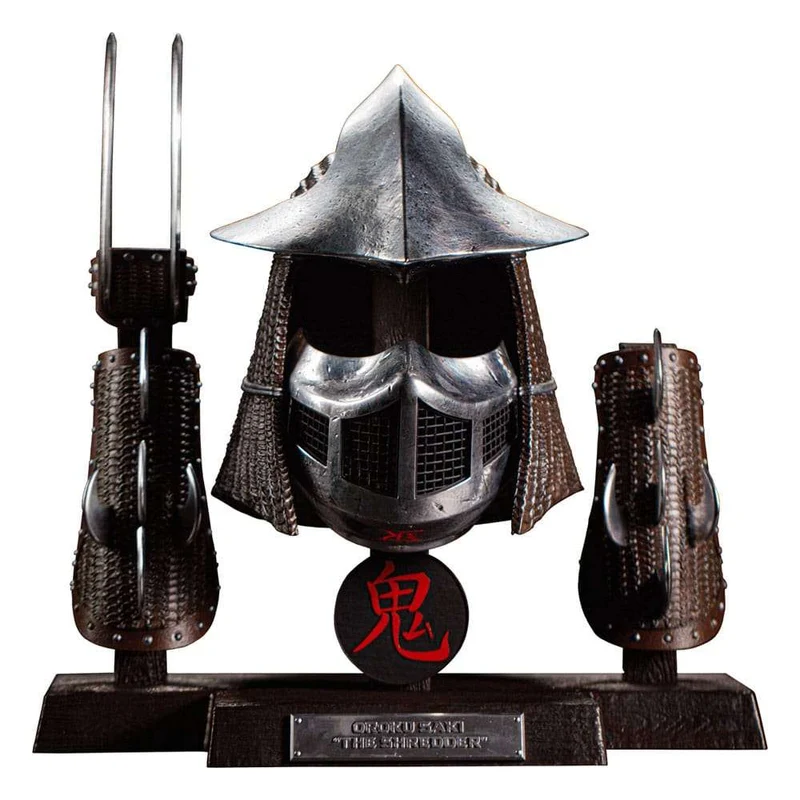 Teenage Mutant Ninja Turtles Shredder rustningsset i naturlig storlek (Electroplated Edition) 53 cm