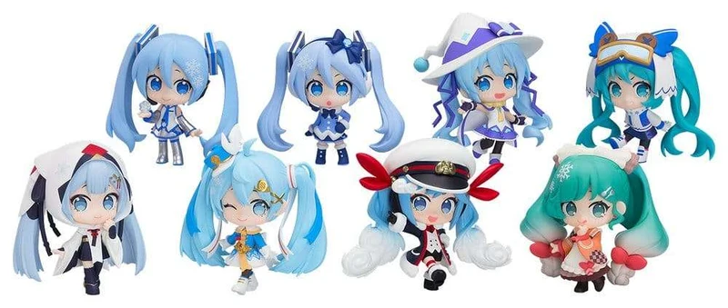 Character Vocal Series 01: Hatsune Miku minifigurer Snow Miku All Stars Collection Vol. 1 8 cm Blind Box-sortiment (8)