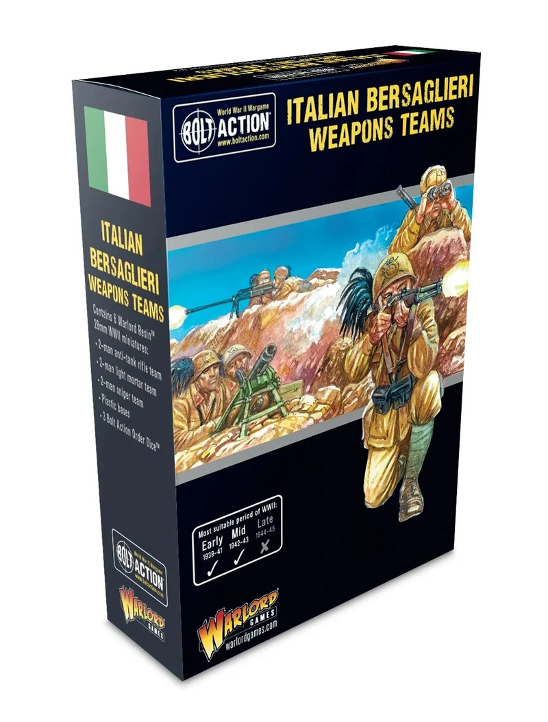 Bolt Action - Italy - Bersaglieri Weapons Teams
