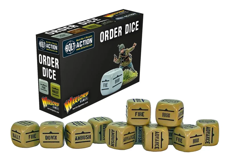 Bolt Action - Order Dice - Sand