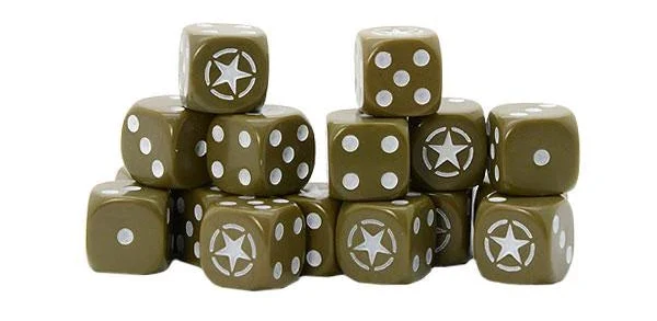 Bolt Action - Dice - Allied Star