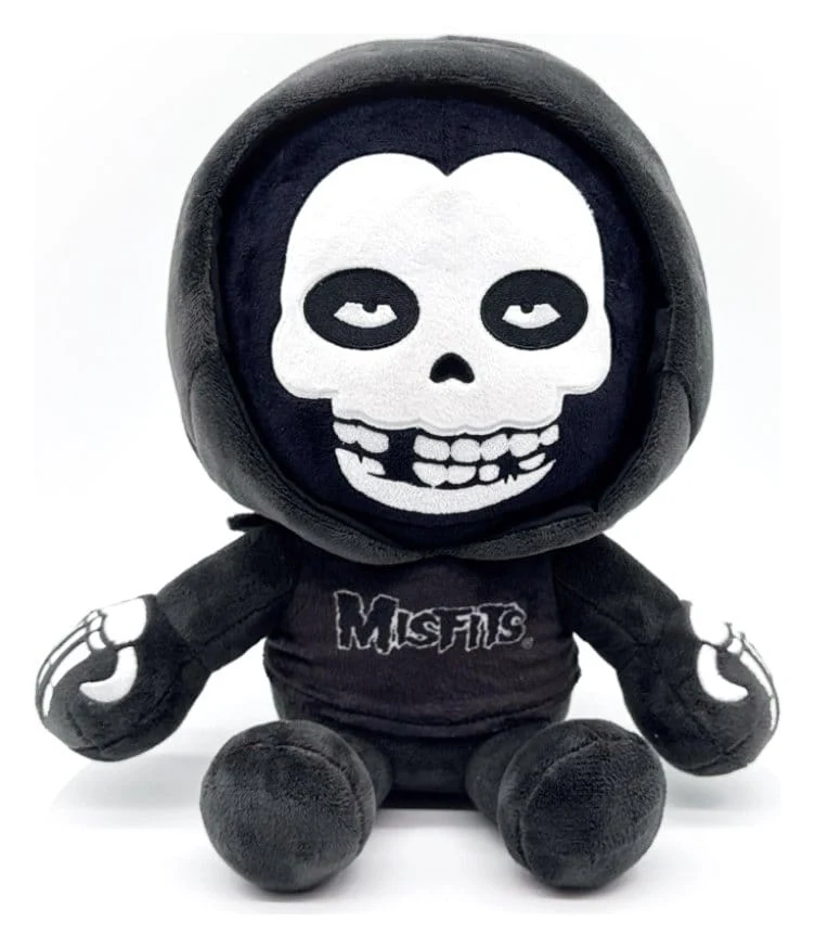 Misfits gosedjur 22 cm – mjukt samlarobjekt med svart tröja och skalle