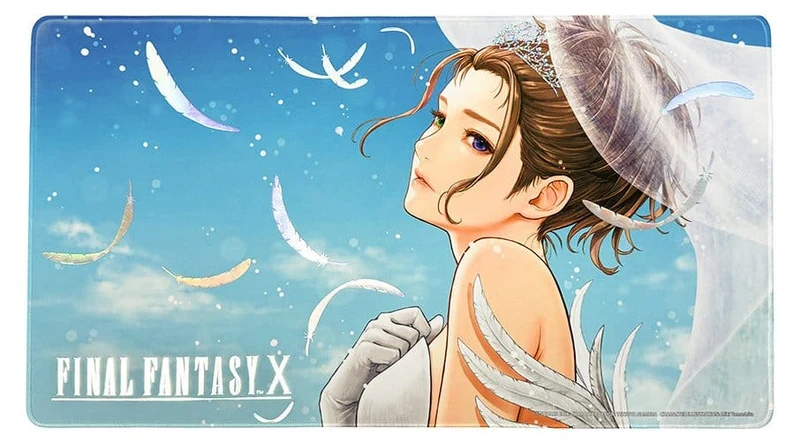Final Fantasy X Spelmatta Yunas Brudklänning Folieprägling Utgåva