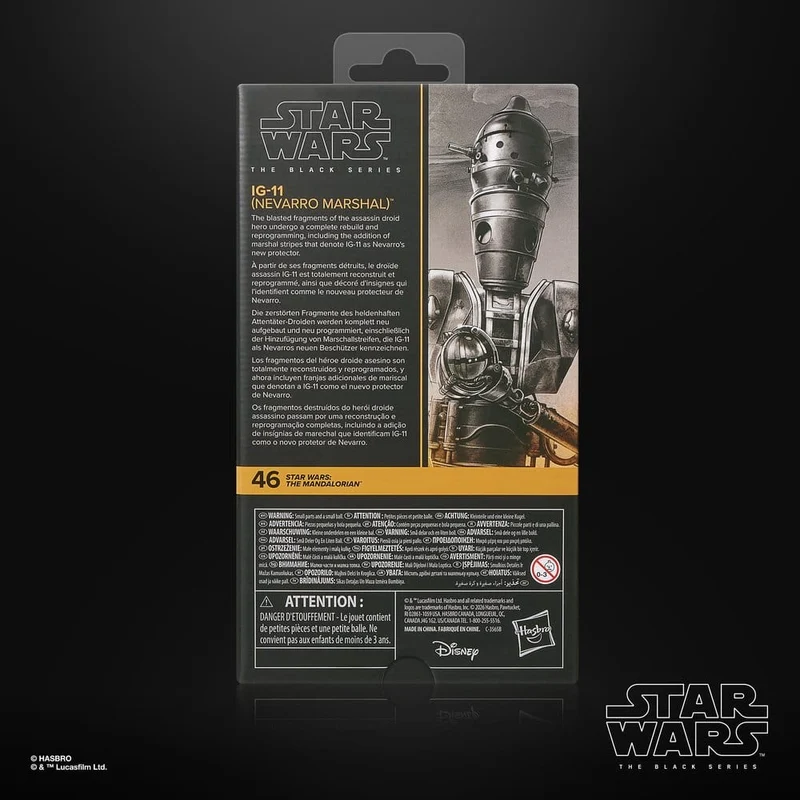 Star Wars: The Mandalorian Black Series Actionfigur IG-11 (Nevarro Mar­skalk) 15 cm