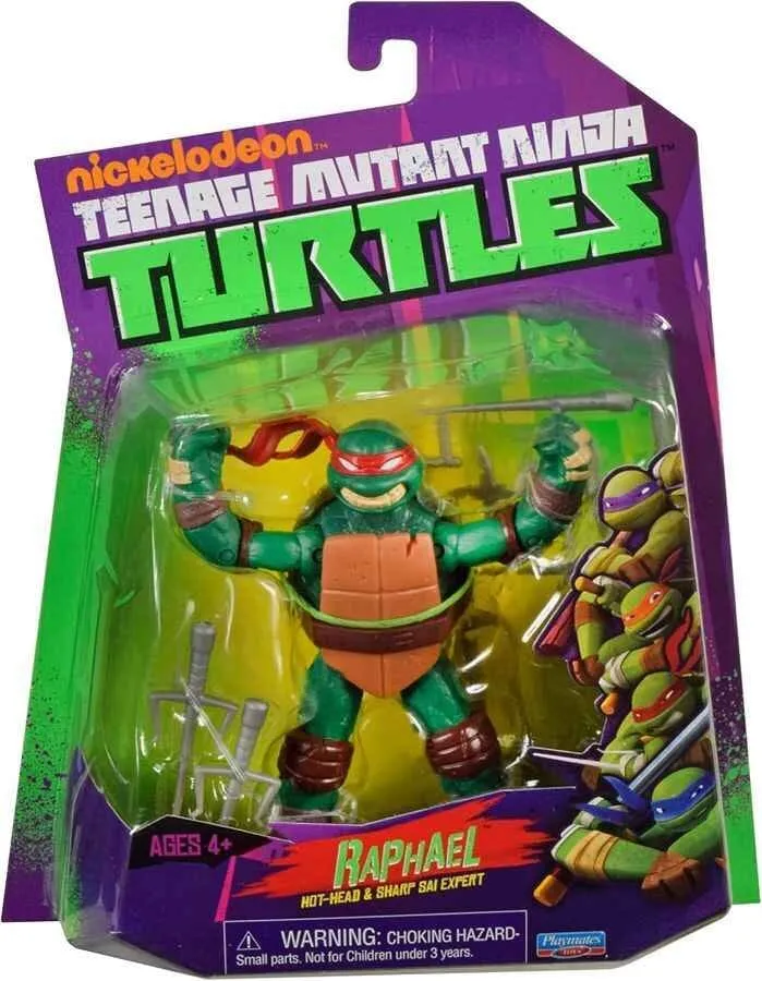 Teenage Mutant Ninja Turtles Världen av TMNT Action Figur Raphael 11 cm