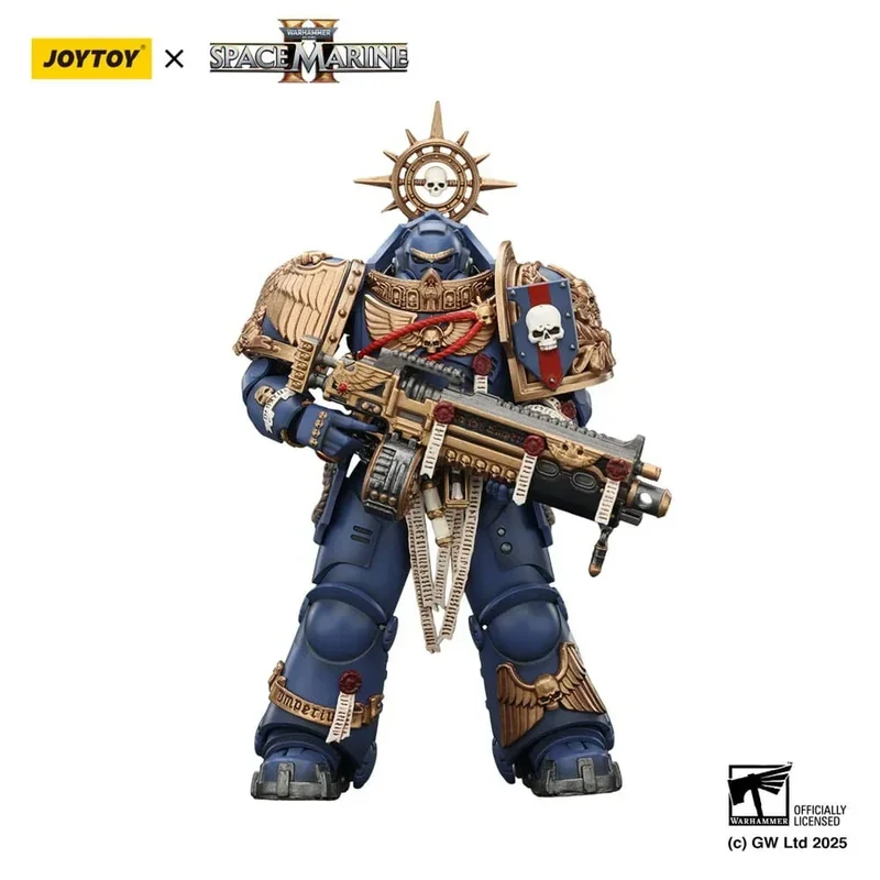 Warhammer 40,000: Space Marine 2 Action Figur Ultramarines Heavy Relic Primus Armor med Heavy Relic Bolt Rifle 13 cm