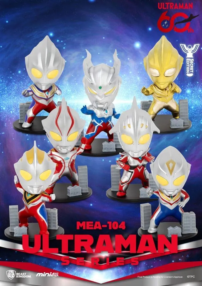 Ultraman Mini Egg Attack Blind Box Figurer Ultraman Serie 2 9 cm Sortiment (6)