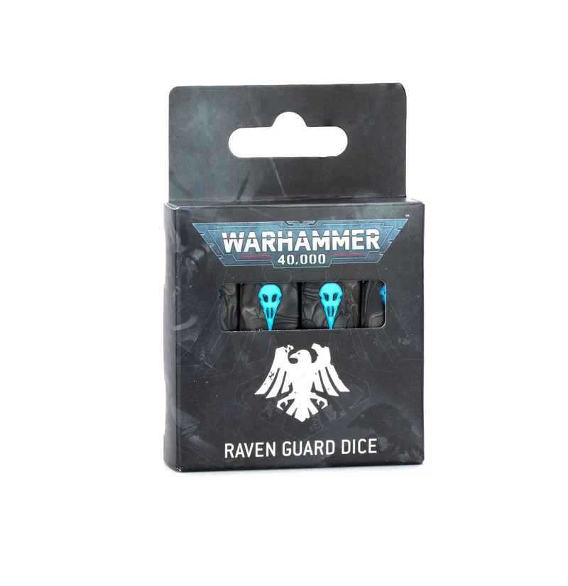 Warhammer: 40K - Dice - Raven Guard