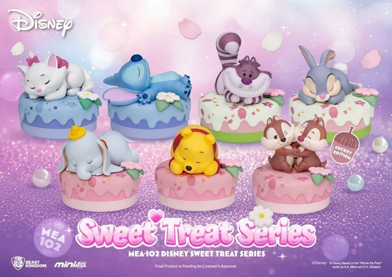Disney Mini Egg Attack Blind Box Figurer - Sött Godis 5 cm Assortiment (6)