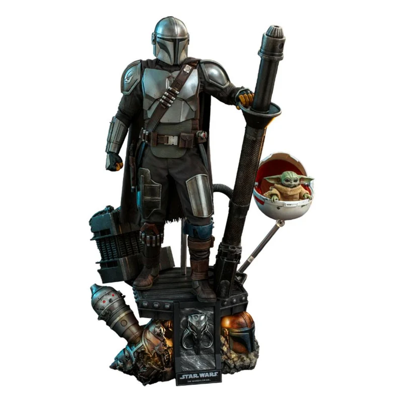 Star Wars The Mandalorian Actionfigur 2-Pack 1/4 The Mandalorian & The Child Deluxe 46 cm
