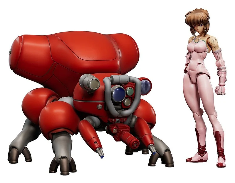 Ghost in the Shell PLAMAX minimum factory Plastmodellset Motoko Kusanagi med Fuchikoma 8 cm