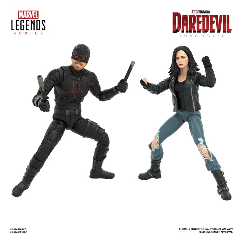 Daredevil: Born Again Marvel Legends Actionfigur 2-Pack Daredevil & Jessica Jones, 15 cm