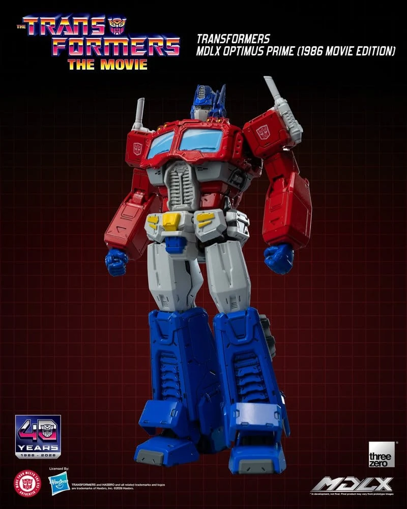 Transformers MDLX actionfigur Optimus Prime (1986 Movie Edition) 18 cm